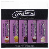 Oral Sex Essentials - GoodHead™ - Oral Delight Gel Cupcakes - 5 Pack
